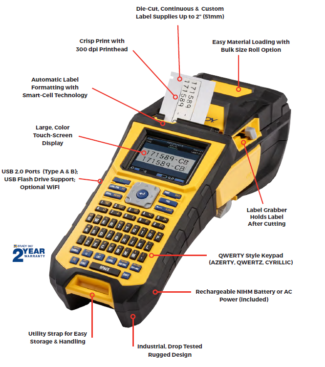 Brady BMP61 Ultimate Safety Label Machine